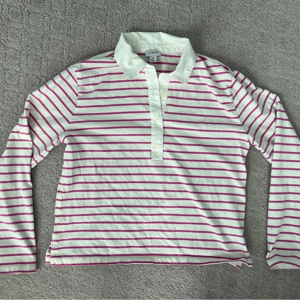 JCrew Women’s Poplin Collar Polo Shirt - XS (sold out online)